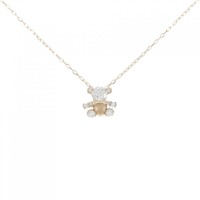 K18PG ベア ダイヤモンド ネックレス 0.332CT