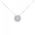 K18WG ダイヤモンド ネックレス 0.50CT