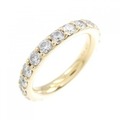 K18YG フルエタニティ ダイヤモンド リング 1.23CT