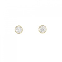 【リメイク】K18YG ダイヤモンド ピアス 0.301CT 0.305CT I I1 VG