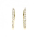 K18YG ダイヤモンド ピアス 0.80CT