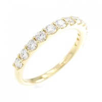 【新品】K18YG ハーフエタニティ ダイヤモンド リング 0.504CT