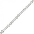 750WG ダイヤモンド ブレスレット 1.00CT
