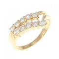 K18YG ダイヤモンド リング 0.50CT