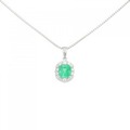 PT エメラルド ネックレス 1.137CT