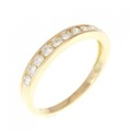 【リメイク】K18YG ダイヤモンド リング 0.30CT