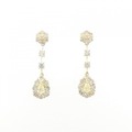 【新品】K18YG ダイヤモンド ピアス 0.70CT