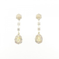 【新品】K18YG ダイヤモンド ピアス 0.70CT