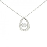 【新品】PT ダイヤモンド ネックレス 0.324CT F SI2 Good