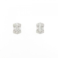【新品】PT ダイヤモンド ピアス 0.36CT