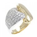 750YG/750WG ダイヤモンド リング 0.86CT