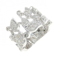 K18WG ダイヤモンド リング 0.97CT