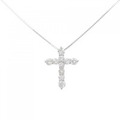 PT クロス ダイヤモンド ネックレス 0.70CT