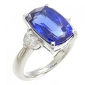 PT タンザナイト リング 5.11CT