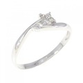 K18WG ダイヤモンド リング 0.06CT
