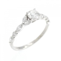 アーカー トランスペアレント リング 0.221CT F IF 3EXT