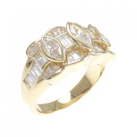 18KYG ダイヤモンド リング