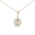 K18PG ベリル ネックレス 0.79CT