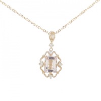 K18PG ベリル ネックレス 0.79CT