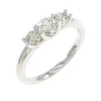 K18WG ダイヤモンド リング 0.58CT