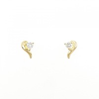 K18YG ダイヤモンド ピアス 0.06CT