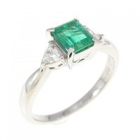 PT エメラルド リング 0.65CT