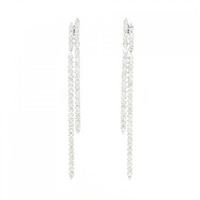 K18WG ダイヤモンド ピアス 2.314CT