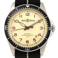 ベル&ロス BR V2-92ミリタリーベージュ BRV292-BEI-ST/SF SS 自動巻