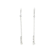 K18WG ダイヤモンド ピアス 0.16CT