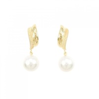 【新品】K18YG アコヤパール ピアス