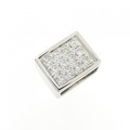 【新品】PT パヴェ ダイヤモンド ペンダント 0.11CT