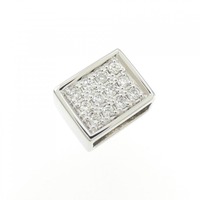 【新品】PT パヴェ ダイヤモンド ペンダント 0.11CT