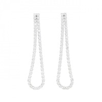 K18WG ダイヤモンド ピアス 1.20CT