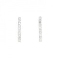 K18WG ダイヤモンド ピアス 0.30CT