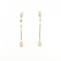 K18YG ダイヤモンド ピアス 0.30CT