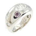 PT ハート ダイヤモンド リング 0.46CT
