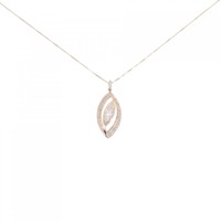 K18PG ダイヤモンド ネックレス 0.50CT