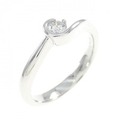 K18WG ダイヤモンド リング 0.12CT