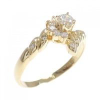 K18YG ダイヤモンド リング 0.18CT