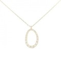 K10YG ダイヤモンド ネックレス 0.10CT
