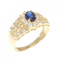 K18YG サファイヤ リング 0.31CT