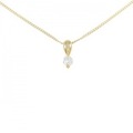 K18YG ダイヤモンド ネックレス 0.09CT