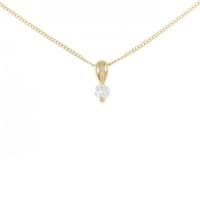 K18YG ダイヤモンド ネックレス 0.09CT