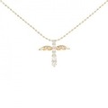 K18PG ダイヤモンド ネックレス 0.09CT