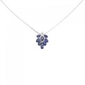 K18WG サファイヤ ネックレス 1.30CT