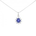 PT サファイヤ ネックレス 0.93CT