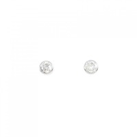 PT ソリティア ダイヤモンド ピアス 0.50CT