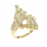 K18YG ダイヤモンド リング 0.03CT