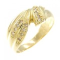 K18YG ダイヤモンド リング 0.20CT
