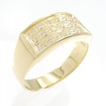 【新品】K18YG ダイヤモンド リング 0.12CT